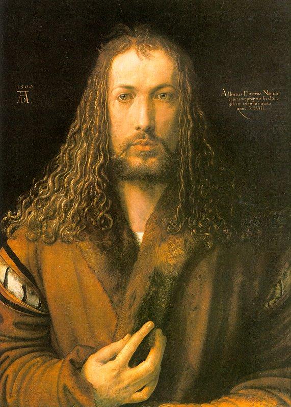 Self Portrait in a Fur Coat, Albrecht Durer